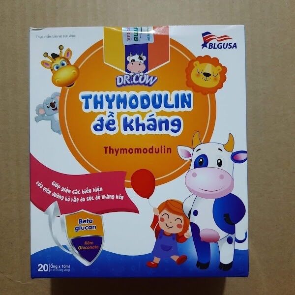 Siro ống thymodulin đề kháng - dành cho trẻ từ sơ sinh, hộp 20 ống