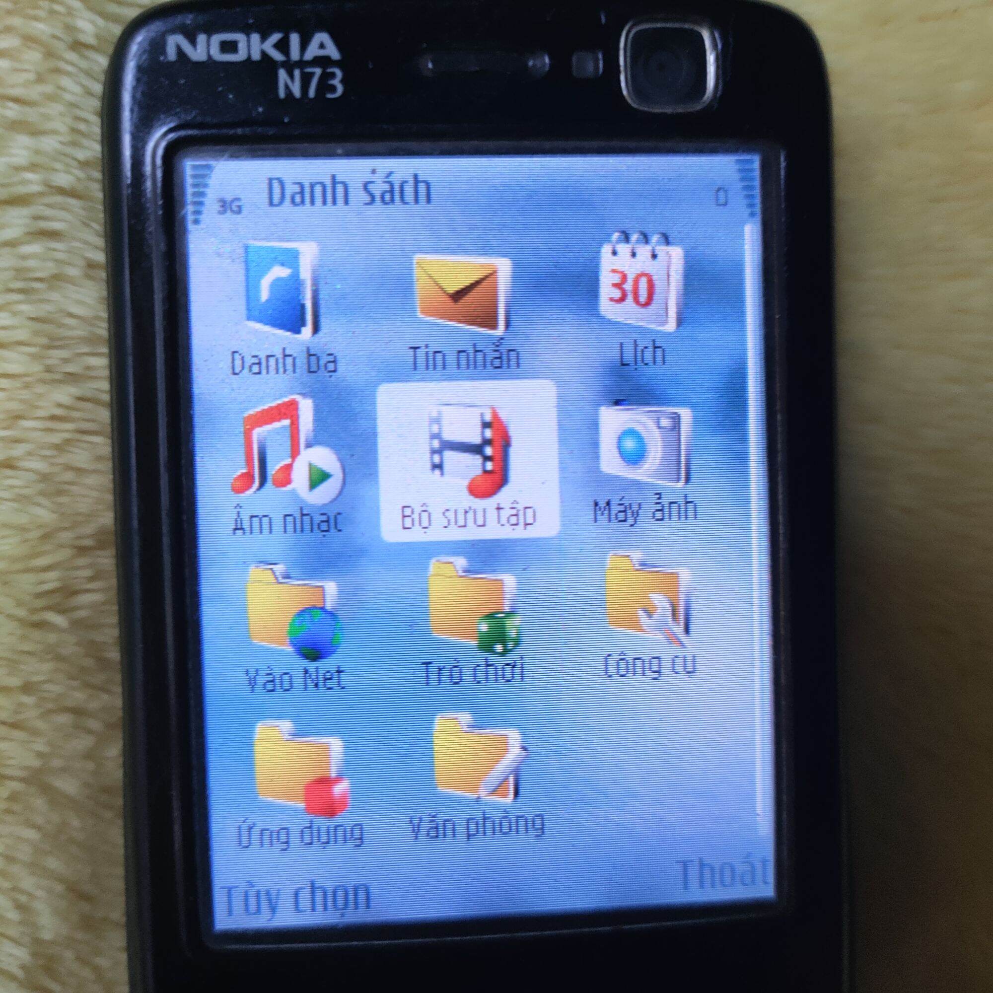 Main điện thoại nokia N73 có tiếng việt