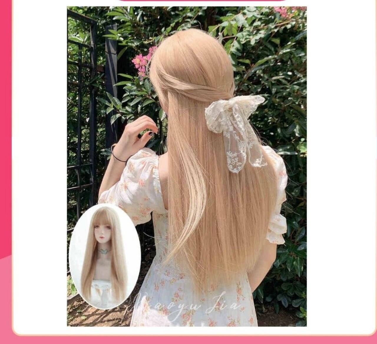 ❤ TẶNG TRÙM TÓC ❤ Tóc giả siêu da đầu cao cấp kiểu thẳng dài mái thưa S082