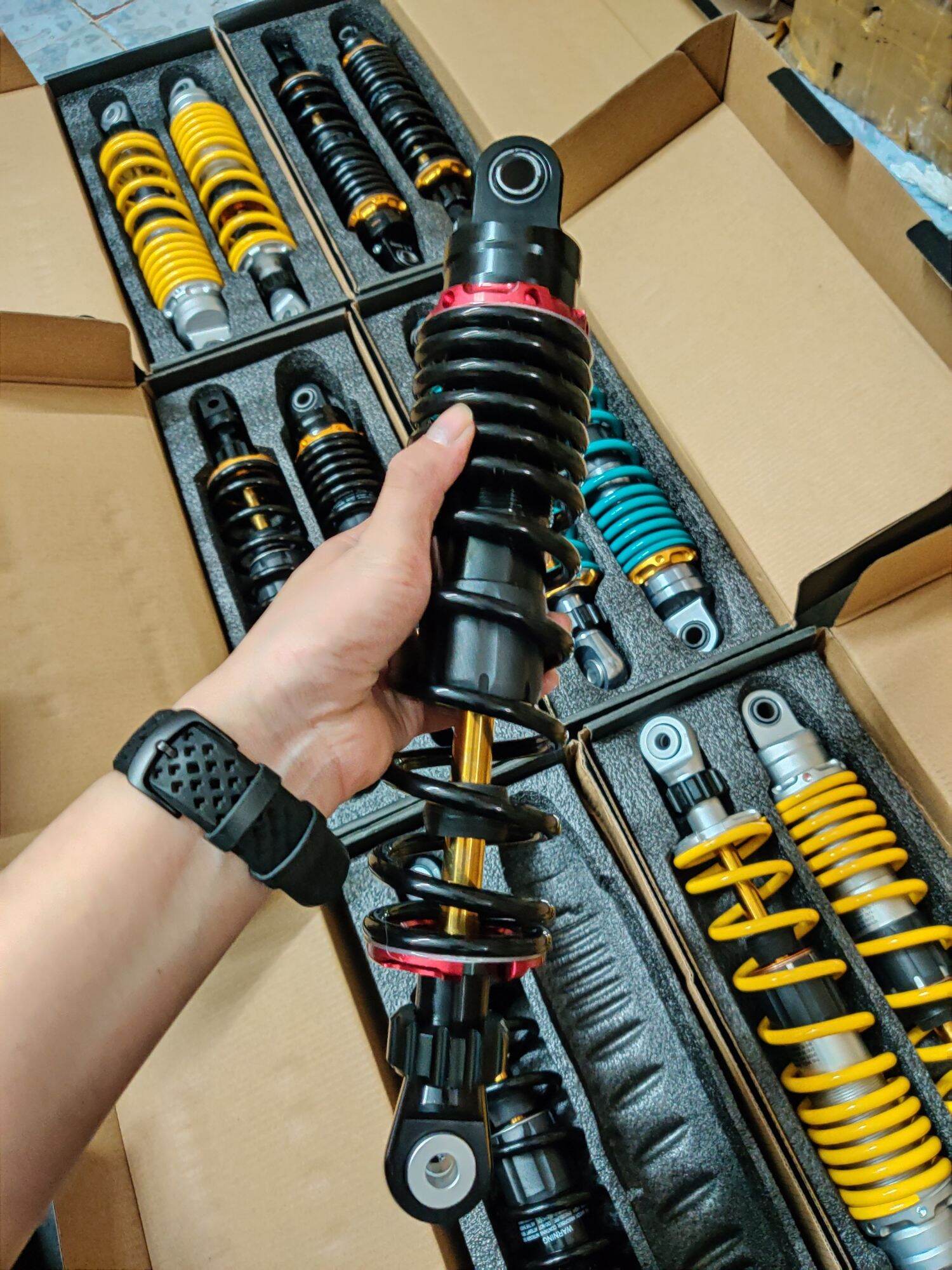 Phuộc Nitron Ohlins lắp Sirius Jupiter cub78 Max Taurus....