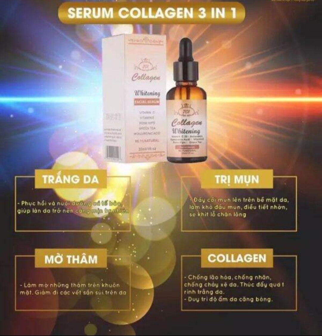 (xả kho) serum collagen plus vit e 701