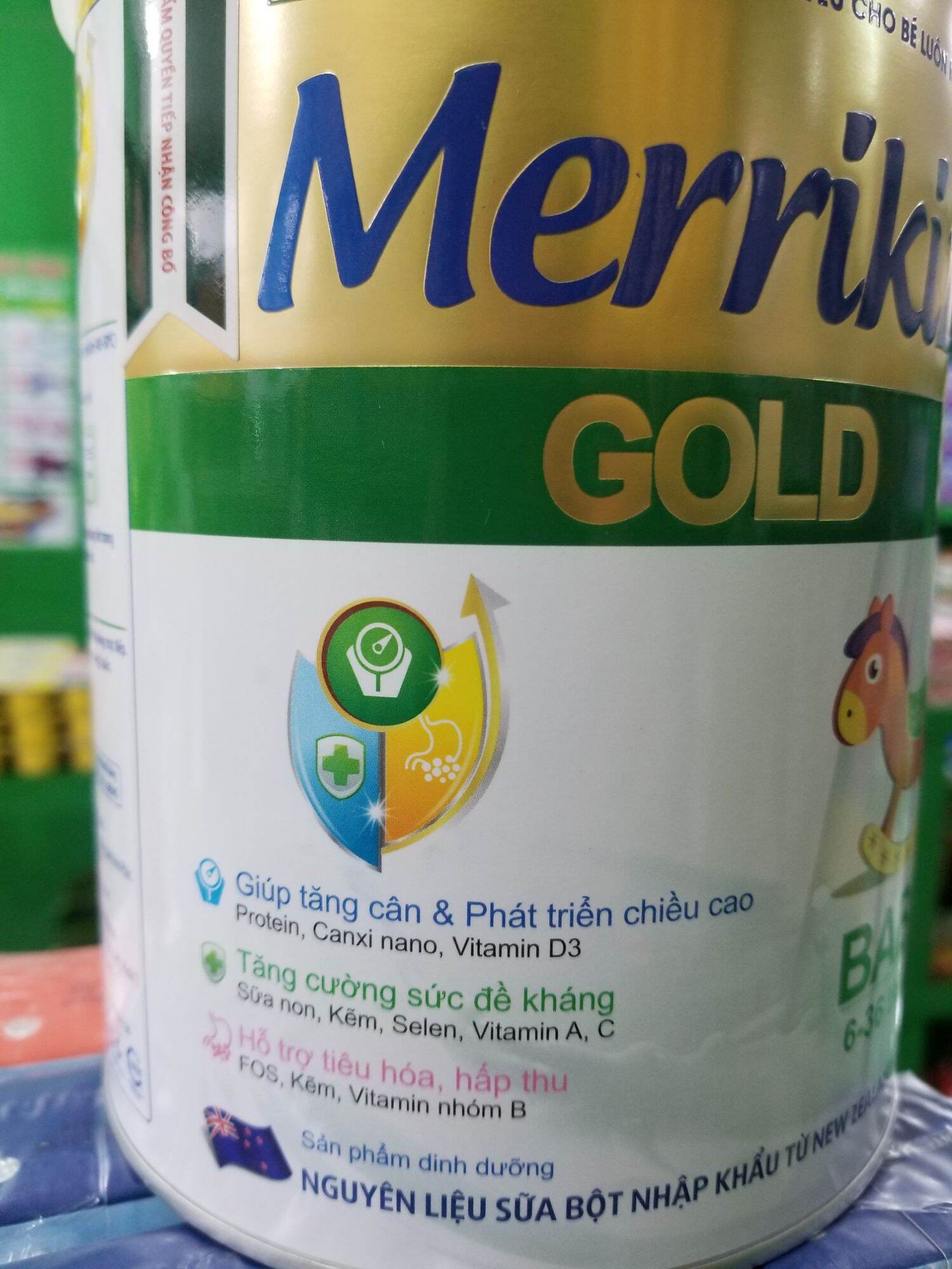 Sữa Merrikiz Gold Baby 900g