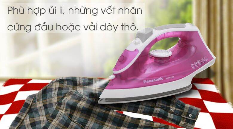 BÁO GIÁ BÀN ỦI HƠI NƯỚC MẶT THÉP KHÔNG GỈ, CHỐNG DÍNH ARIETE MOD. 6232 - HÀNG CHÍNH HÃNG | Shopee Lazada Sendo Tiki mới nhất 12 Bàn ủi hơi nước Panasonic NI-M250TPRA hàng TB bầy 100% chính hãng Loại bàn ủi Bàn ủi hơi nước Công suất 1550W Bình nước 210 ml Mặt đế Titanium chống dính Chức năng Ủi khô Ủi hơi nước Phun tia Tiện ích Mặt đế chống dính Không xoắn dây (dây nguồn