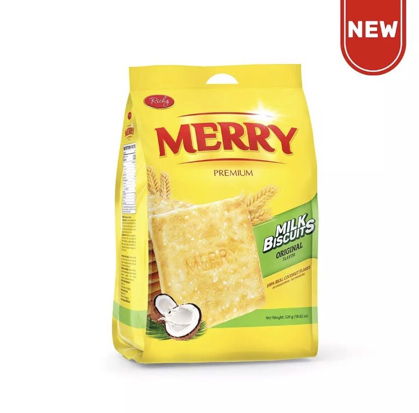 TÚI 528G BÁNH RICHY QUY SỮA DỪA MERRY