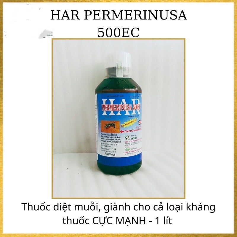 Thuốc diệt Muỗi Permerinusa 500EC chai 500ml