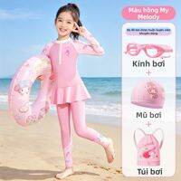 Mesuca | Bộ Đồ Bơi Chống Tia UV Khô Nhanh Cho Bé Gái