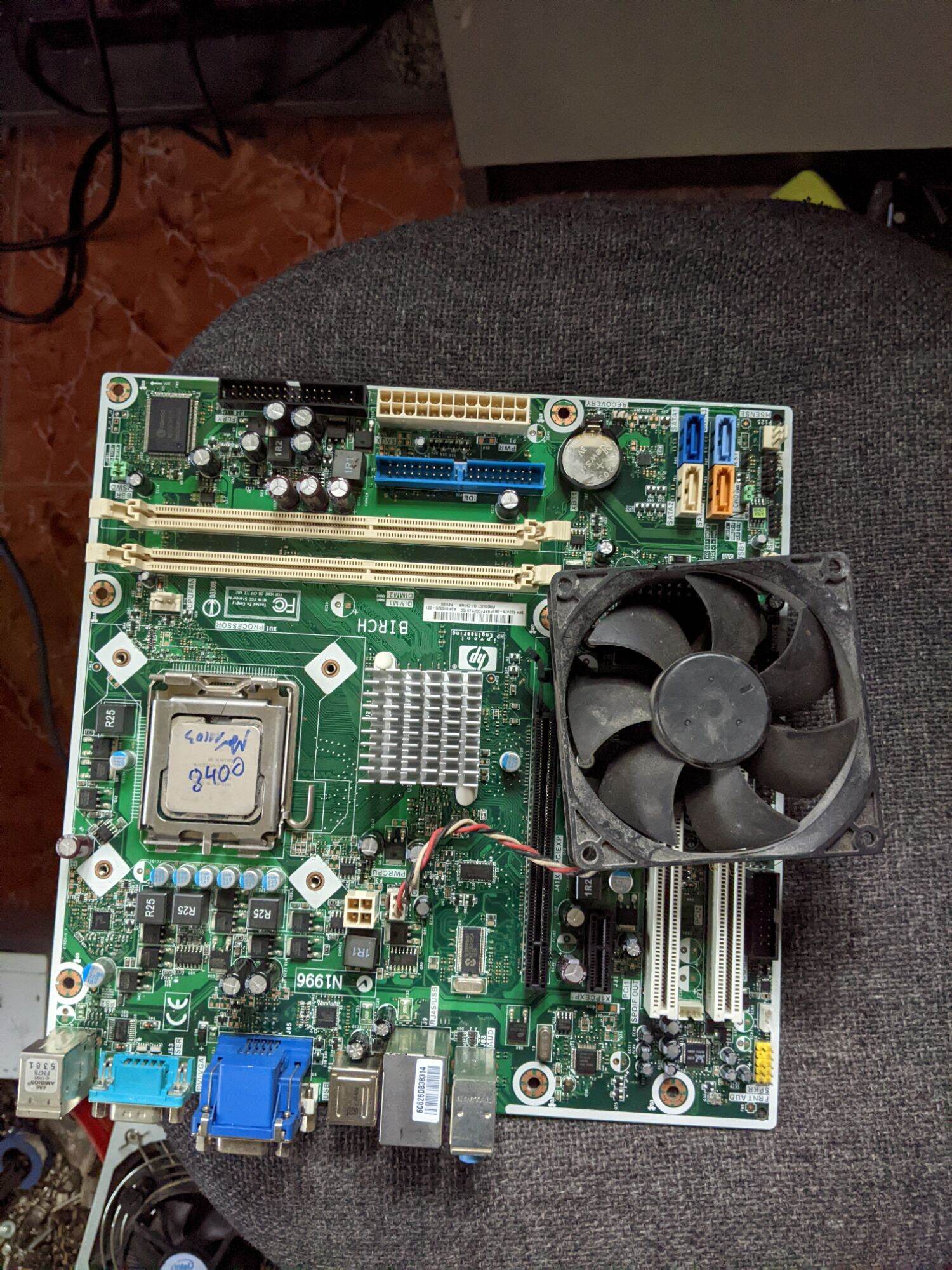 combo main g41, ram 4gb, chip e8400, ổ ssd 120gb, nguồn