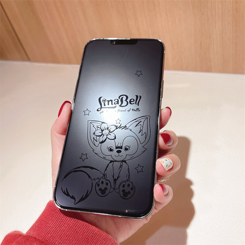 Miếng dán cường lực bóng mờ miếng dán điện thoại thích hợp dùng cho iphone 13 miếng dán điện thoại iphone 12 toàn màn hình 14pro max đáng yêu hoạt hình 11