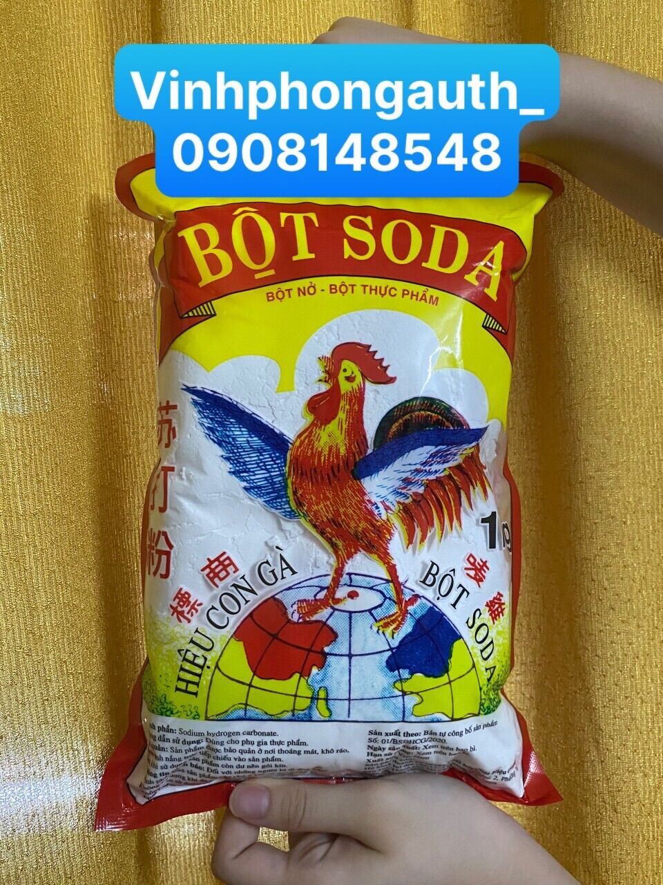 Bột soda hiệu con gà 1kg
