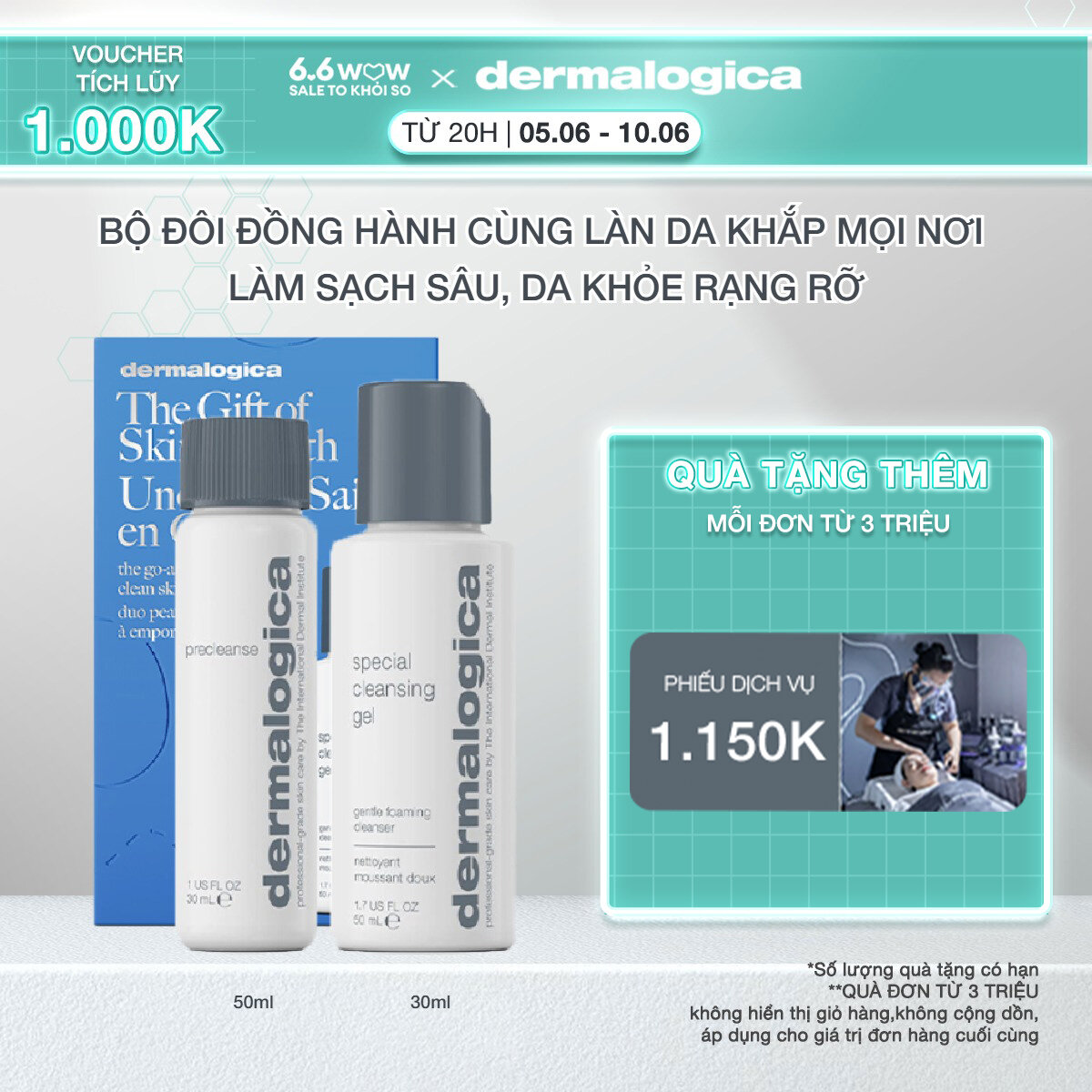 Bộ đôi đồng hành cùng làn da khắp mọi nơi, làm sạch sâu, da khỏe rạng rỡ