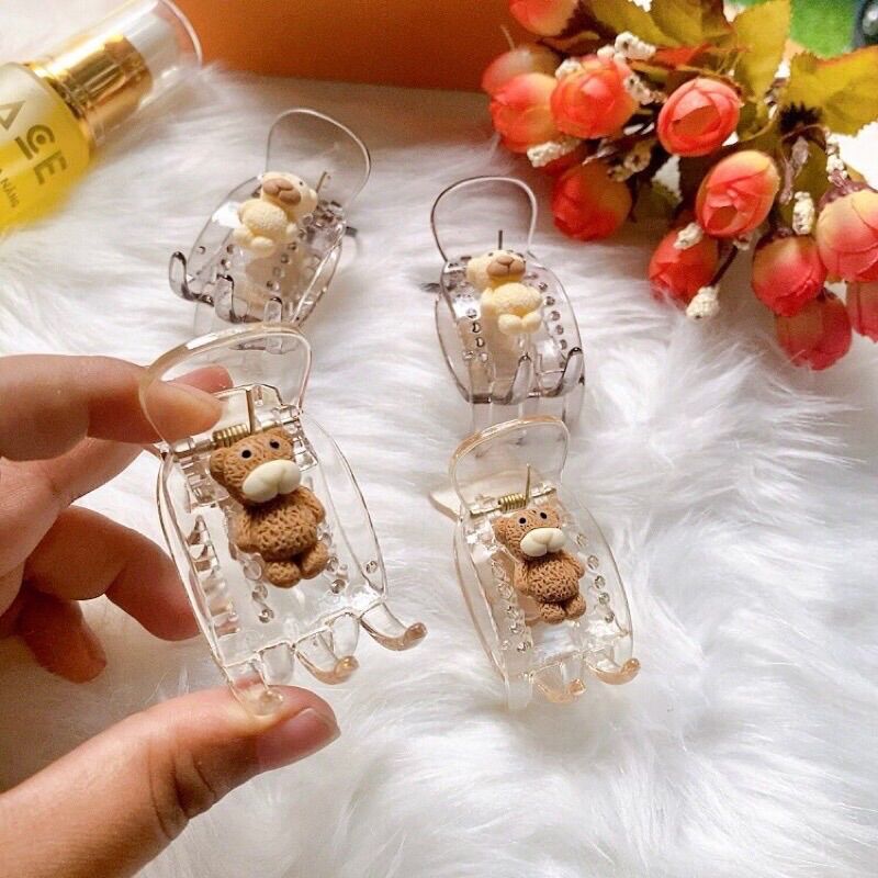 Kẹp càng cua hình gấu cute