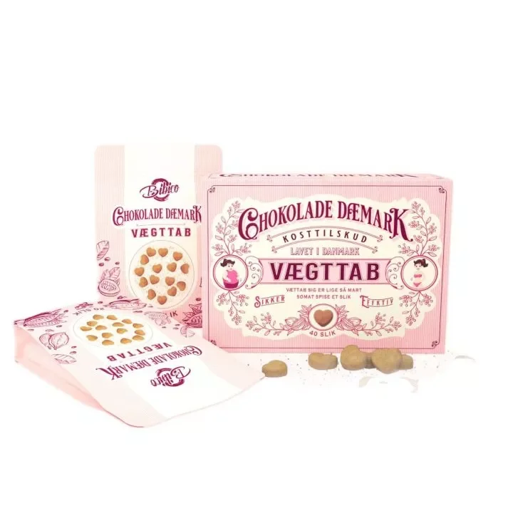 Kẹo Socola Giảm Cân Chokolade Vaegttab Đan Mạch Mẫu Mới
