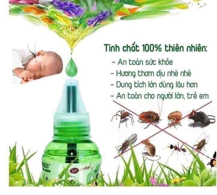 Combo 10 lọ tinh dầu đuổi muỗi Hàn Quốc.