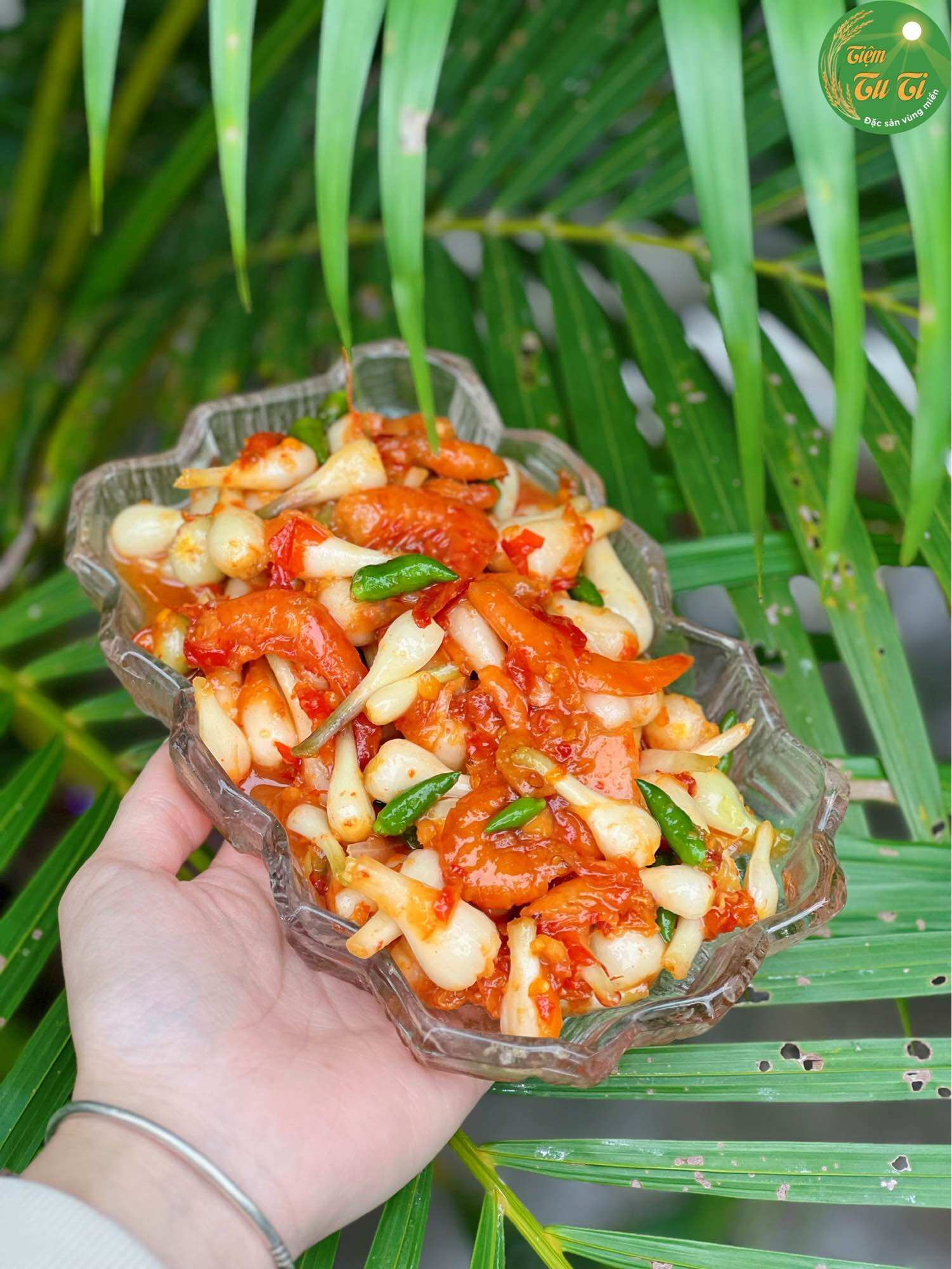 Mắm tôm chua trộn củ kiệu hũ 500g