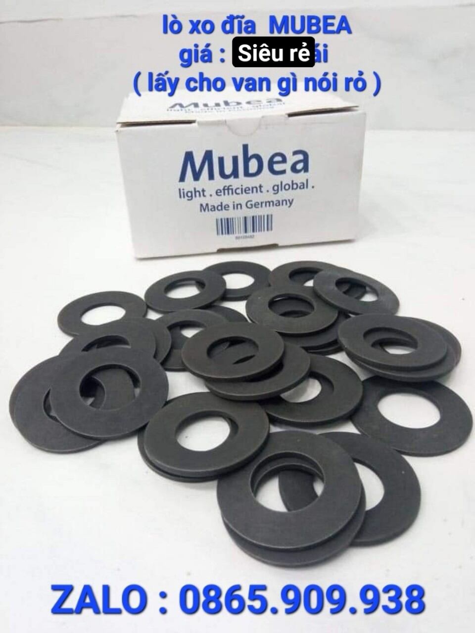 Lò xo đĩa mubea