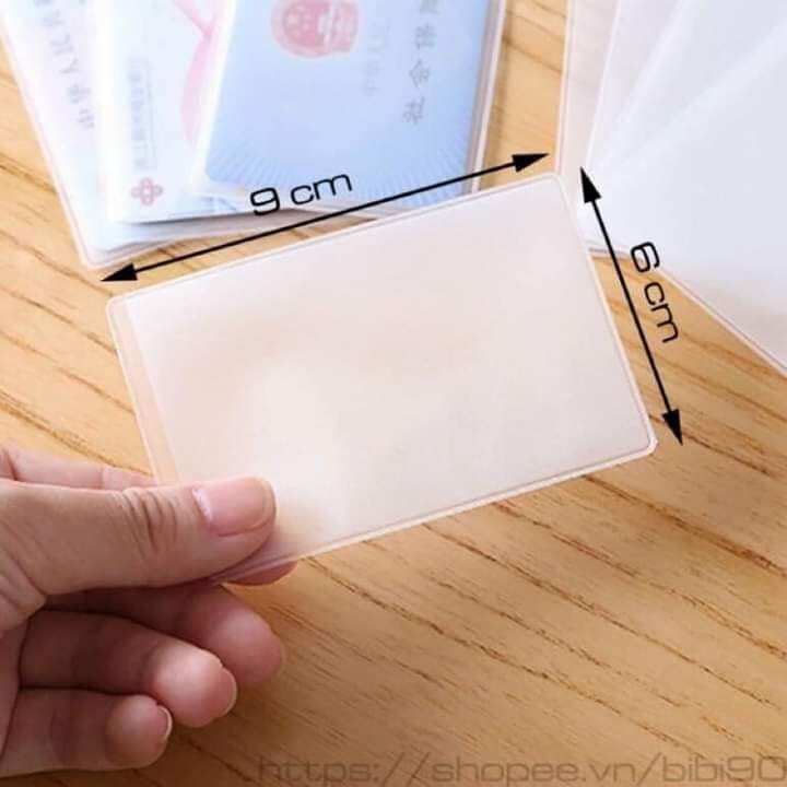 COMBO 8 TÚI BỌC THẺ CĂN CƯỚC, THẺ ATM