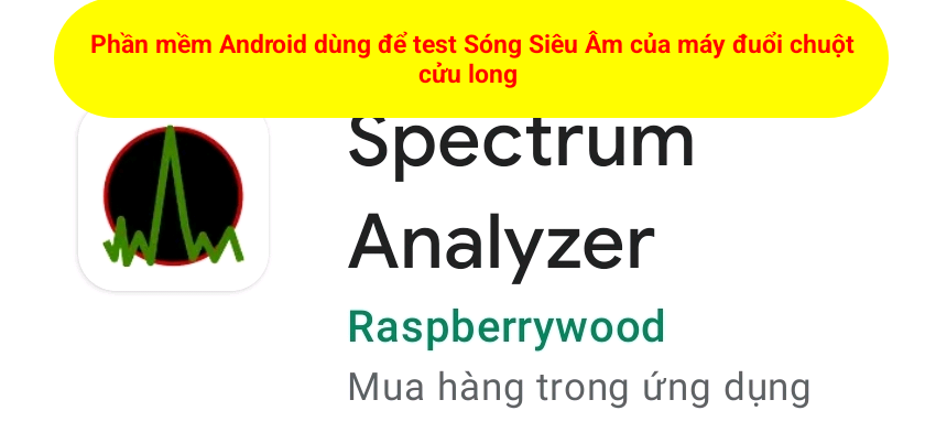 [HCM]Máy đuổi chuột quả cao cửu long