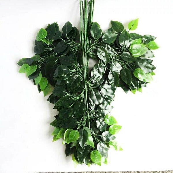 Lá xi làm cây giả trang trí