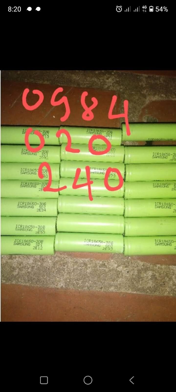 Cell pin 18650 samsung 30B hàng chọn lọc