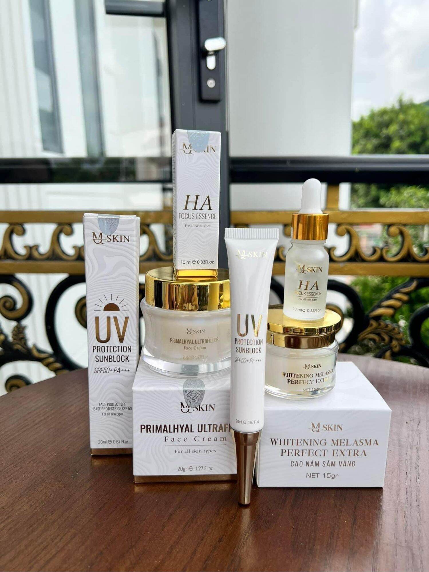 (CÓ THẺ CÀO) COMBO KEM FACE CAO NÁM SÂM VÀNG MQ SKIN
