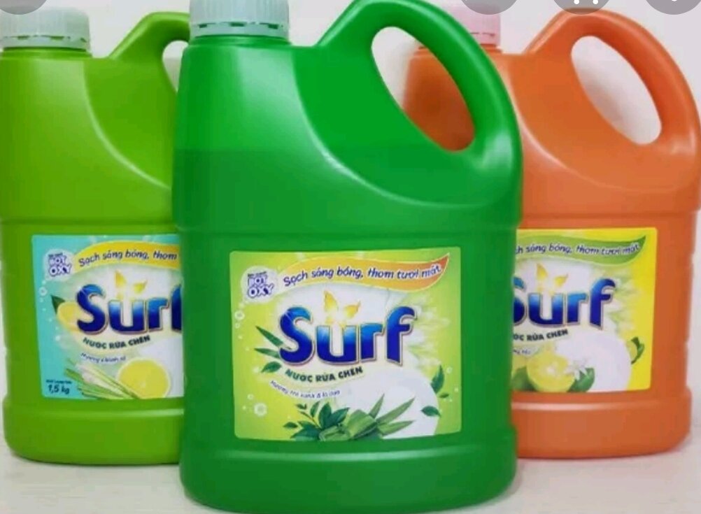 Nước rửa chén surf can 1.5kg