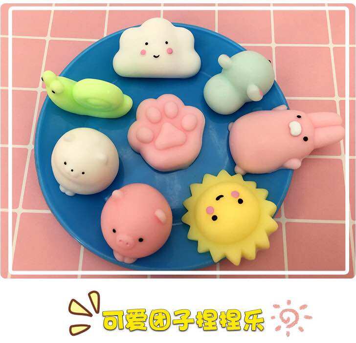 Đồ chơi thú Squishy Moni dễ thương xả stress (combo2 thú)