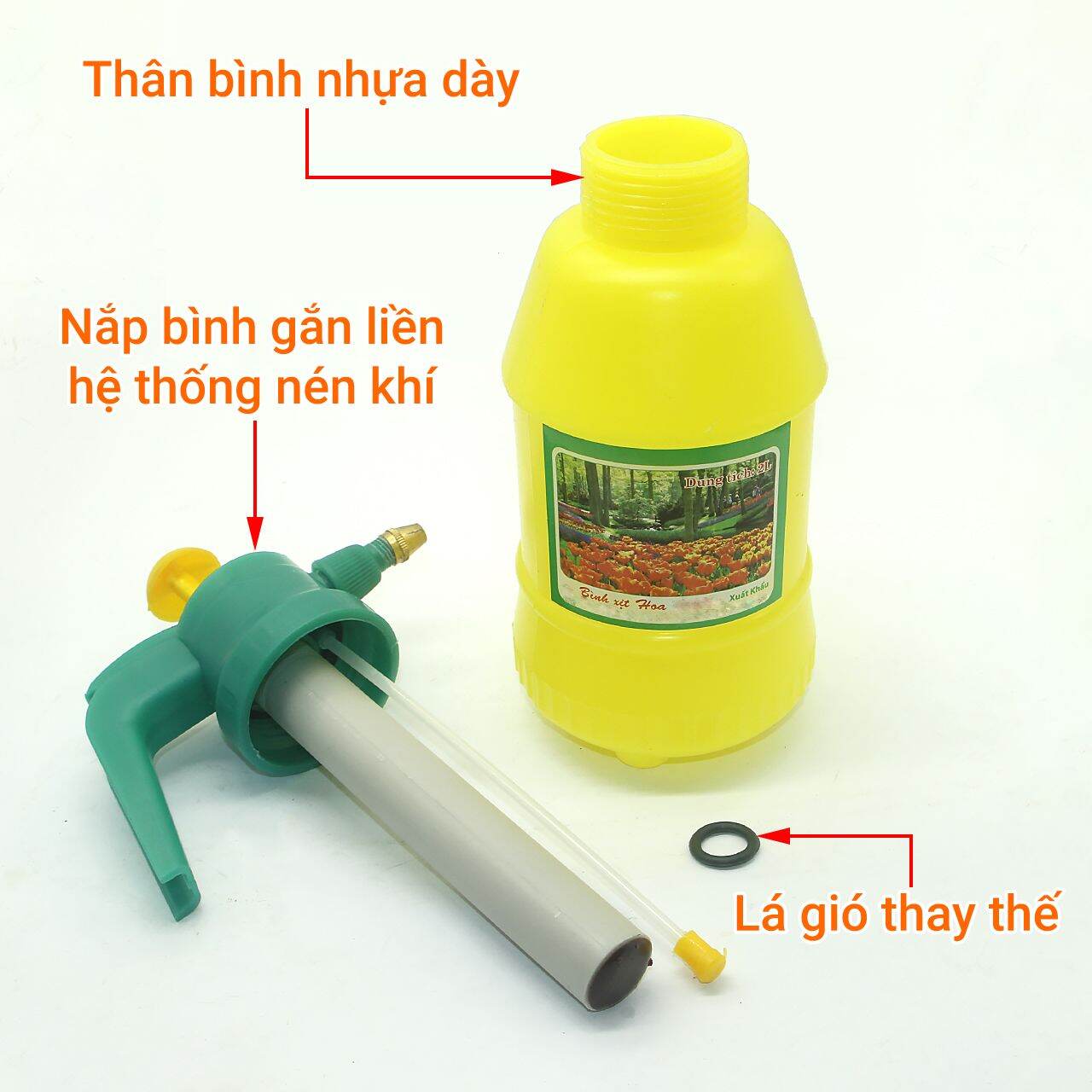Bình Xịt 2Lít Tưới Lan + Hoa Hồng + Cây Cảnh