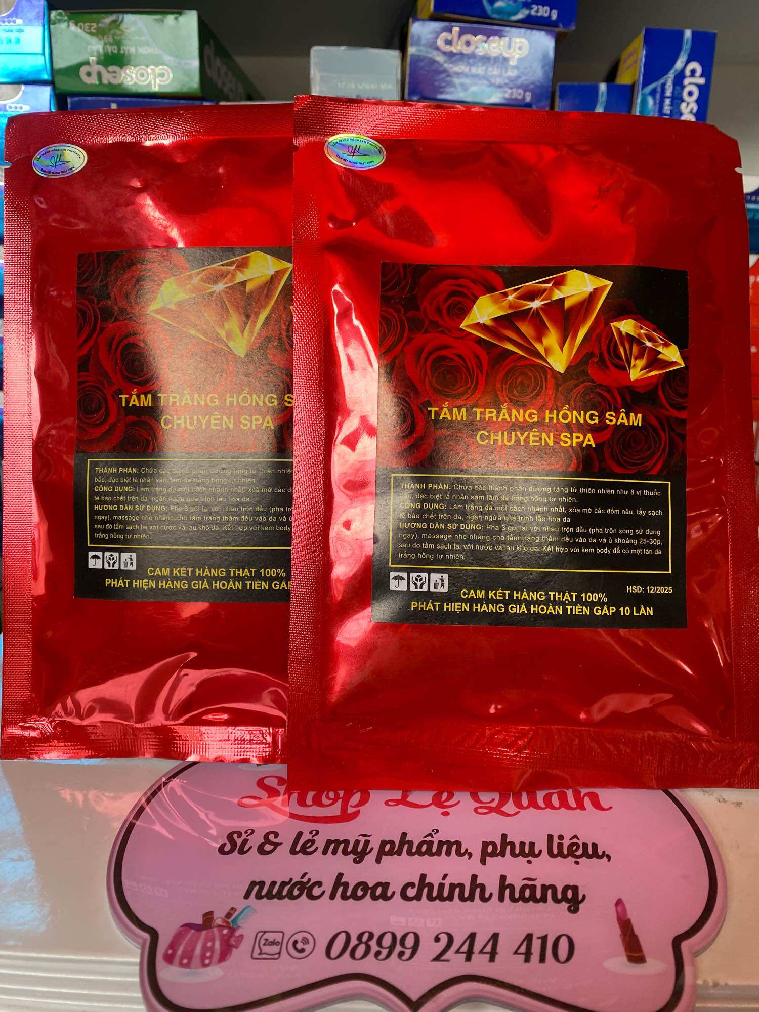 Tắm trắng hồng sâm chuyên spa( Chính hãng)