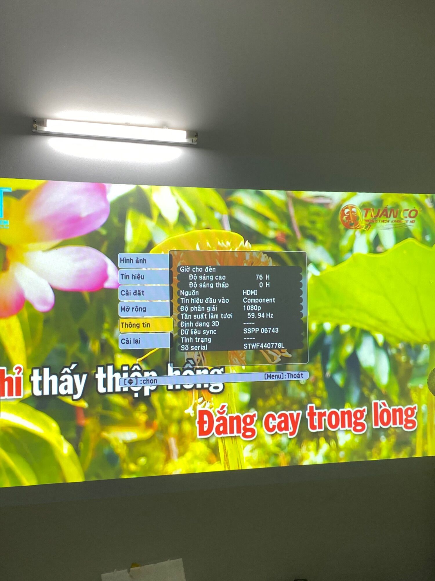 Máy chiếu Nhật Epson EH-TW510 mới 99%