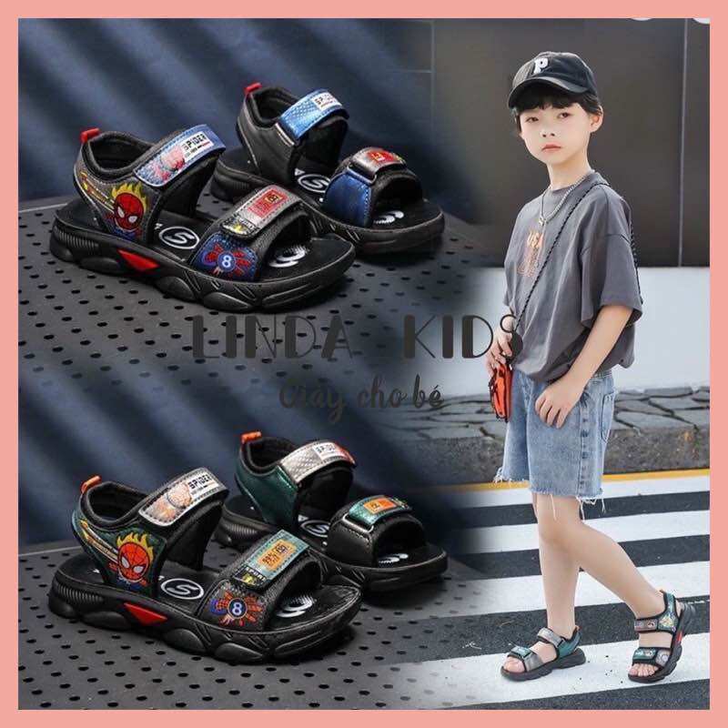 Sandal siêu nhân cho bé trai, dép quai hậu bé trai từ 3 tuổi - 10 tuổi
