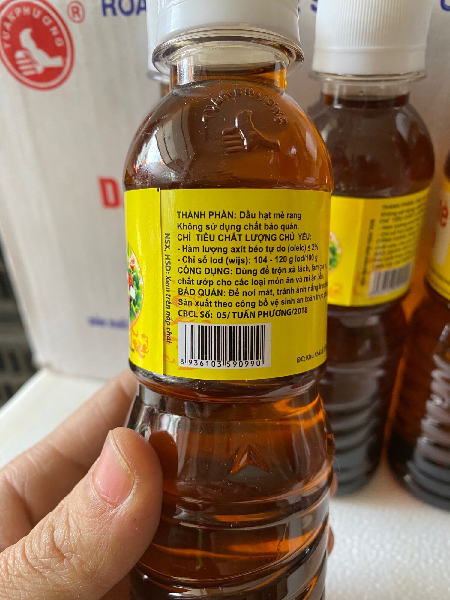 Dầu mè nguyên chất lọ 250ml