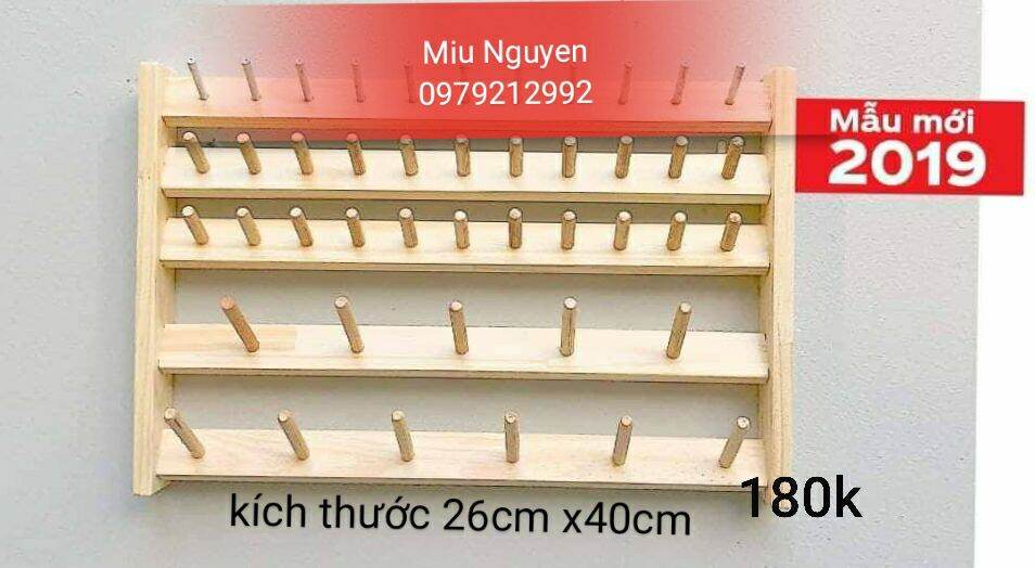 Kệ treo chỉ to nhỏ