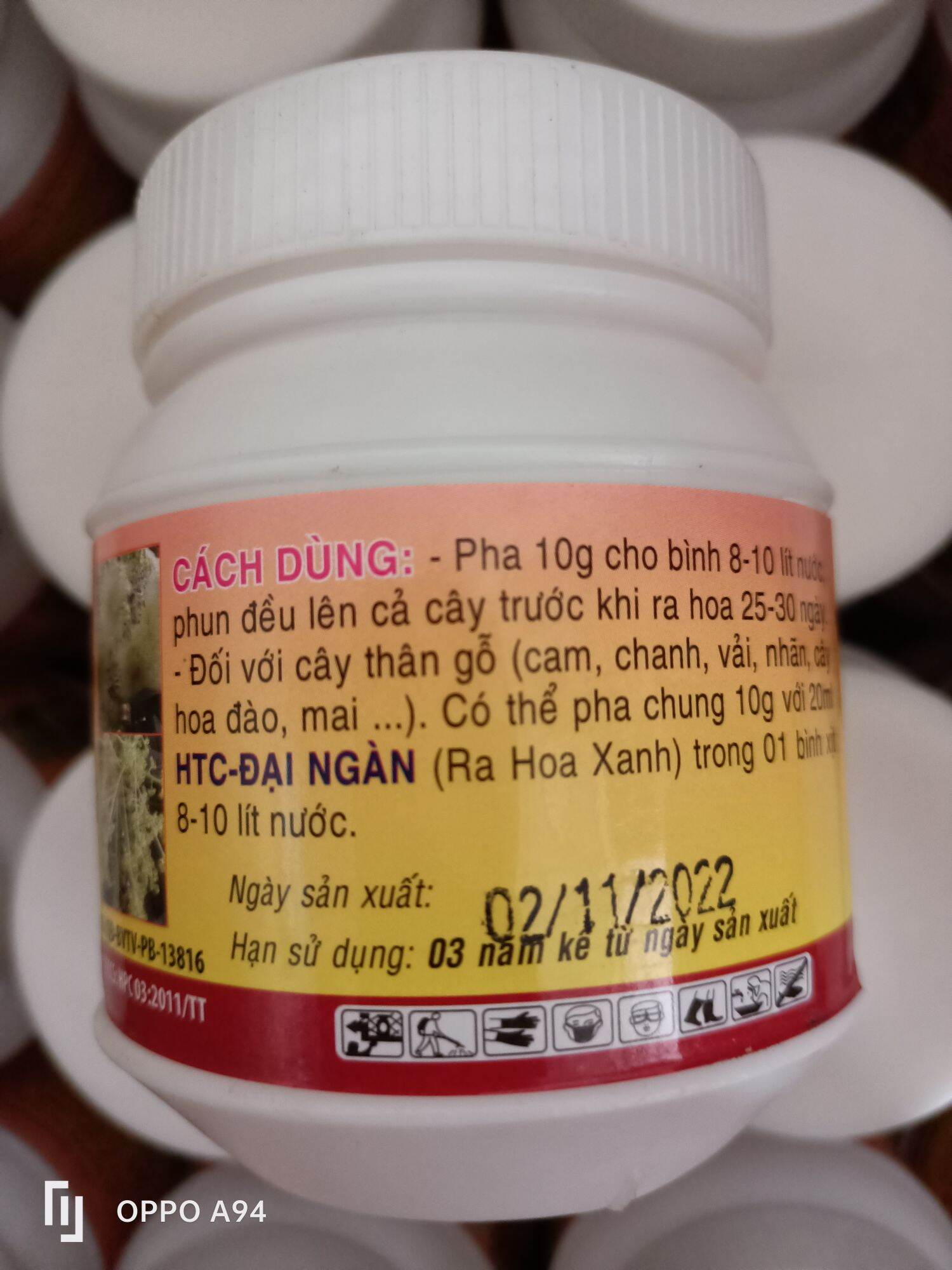 Phân bón lá RA HOA BỘT