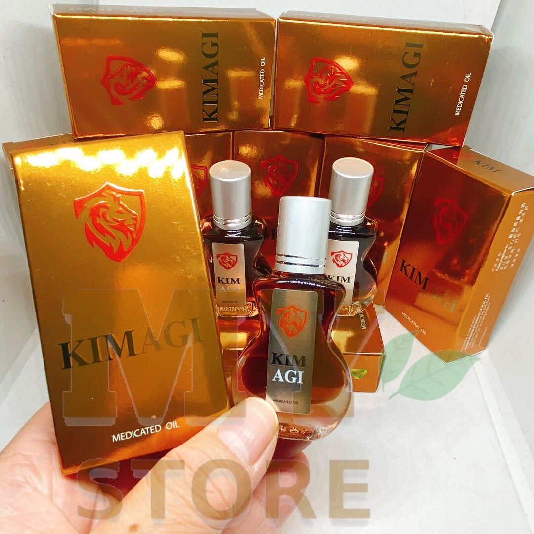 ( Chính Hãng) Dầu Lăn Kimagi Nâu Hương Nước Hoa 9ml