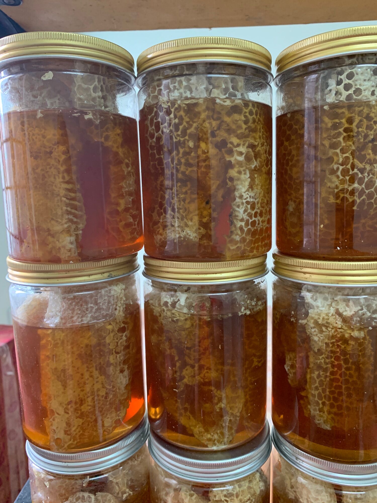 Mật ong nguyên sáp hộp 800g