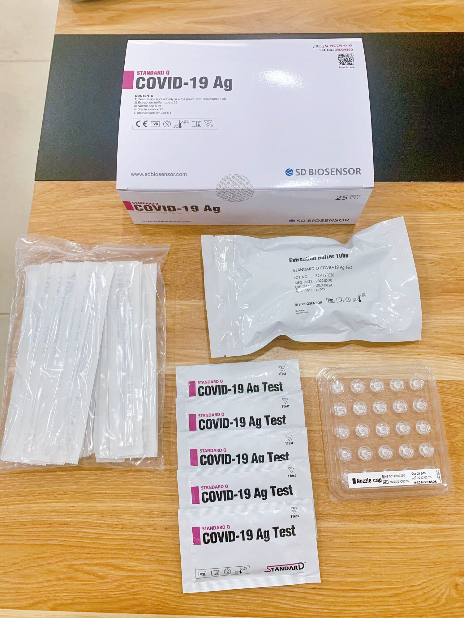Bộ Test Nhanh Covid-19 Biosensor Standard Q Hàn Quốc 1 bộ thumbnail