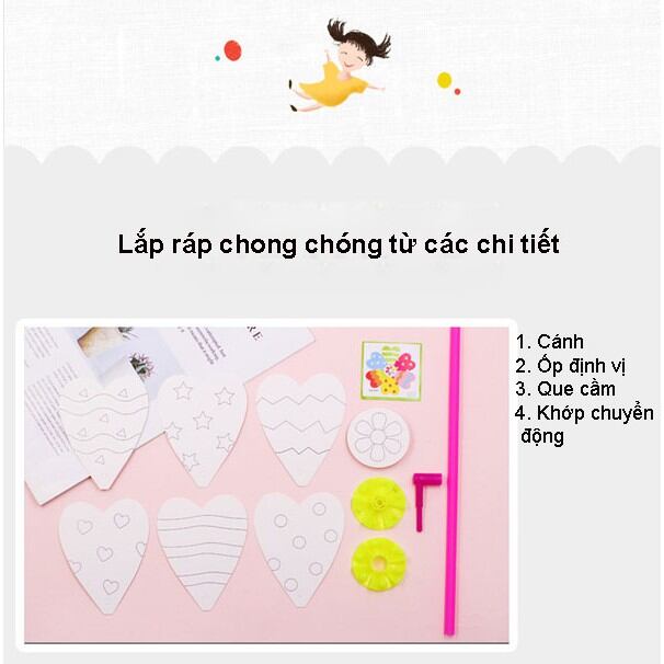 chong chóng tô màu