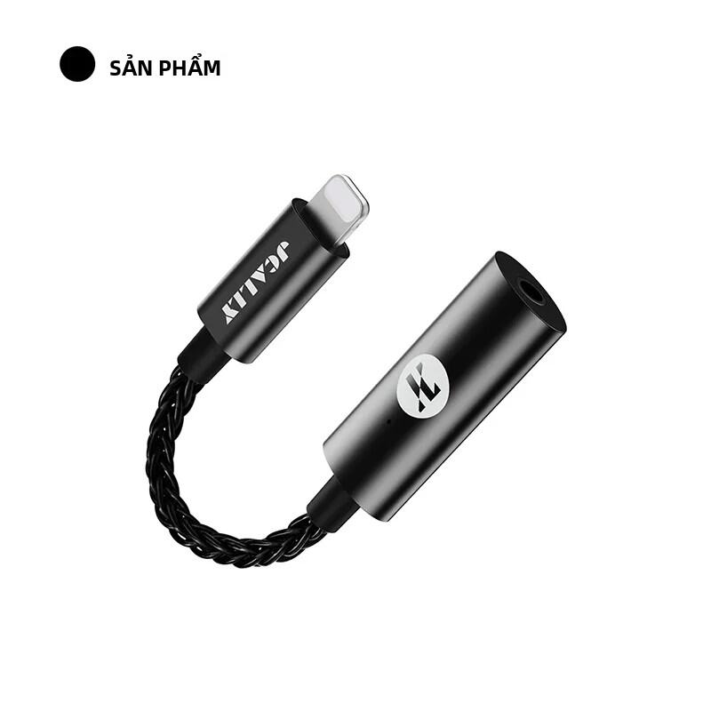 JCALLY CS43131 Âm Thanh Kỹ Thuật Số DAC Lightning Sang 3.5 Mm Cho iPhone IOS & Android Type-C USB Bộ