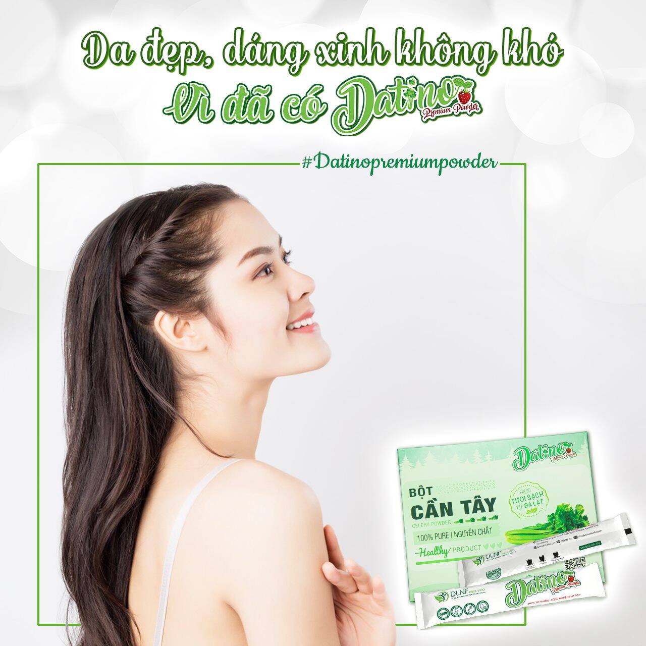Bột Cần Tây Nguyên Chất Datino (15gói ×3g)