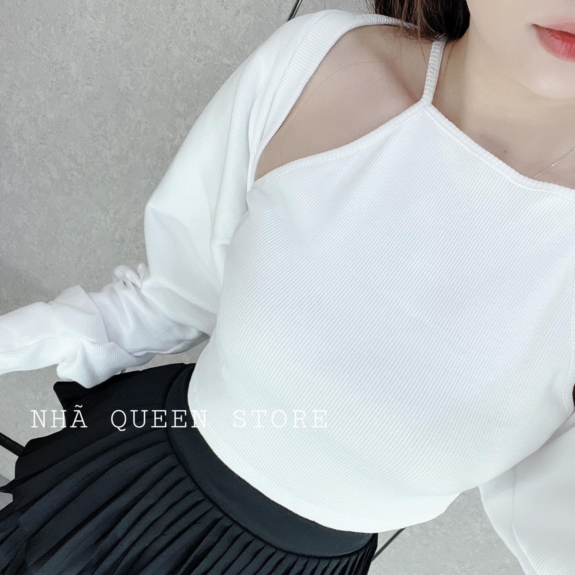 Set Váy 2 Tầng Đen + Set 2 Món Áo Khoác🔥
