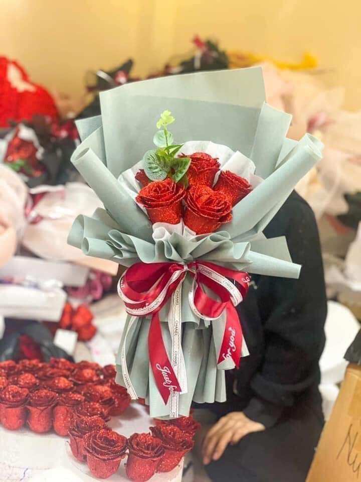 Giấy xốp hàn bó hoa