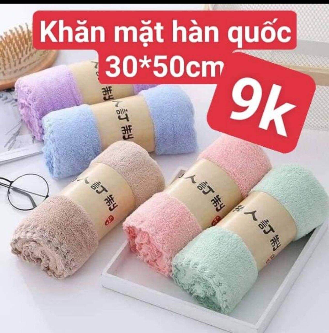 Khăn mặt hàn quốc 30x50cm