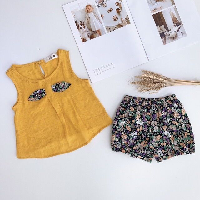 Set bộ thiết kế bé gái