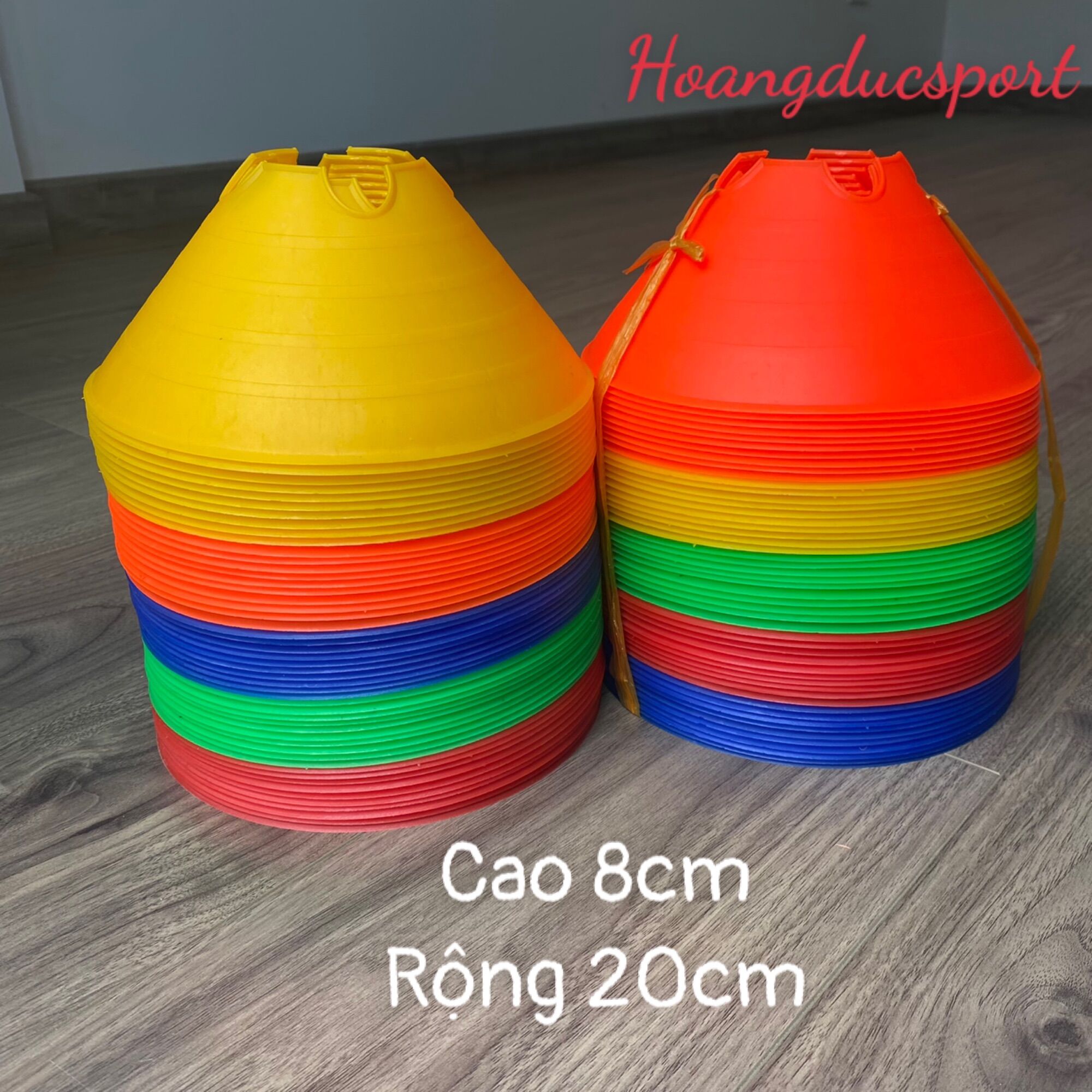 Combo 10 chiếc cone nấm tập huấn luyện đá bóng, chiến thuật