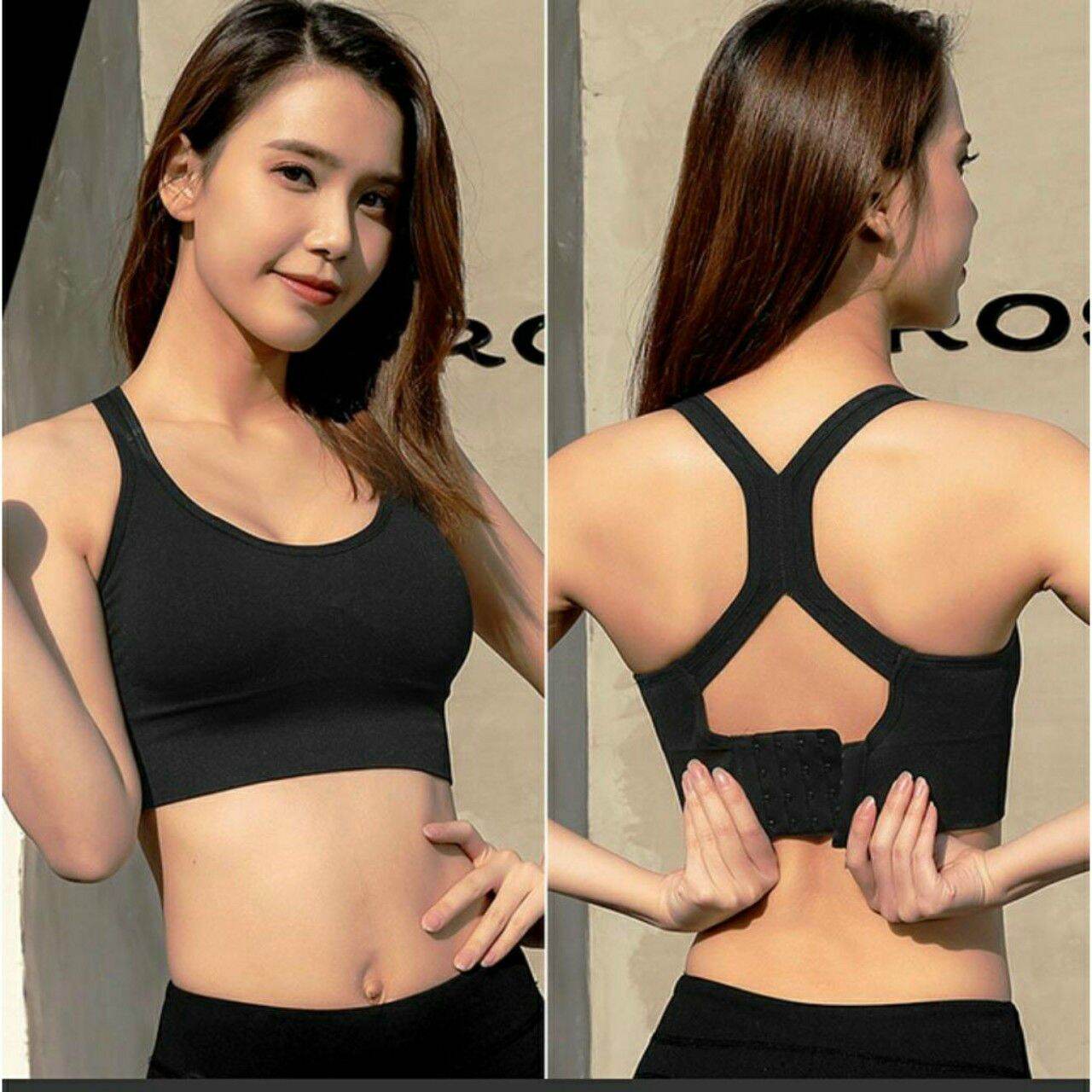 Áo bra đan dây móc cài sau- áo tập gym,yoga hàng đẹp
