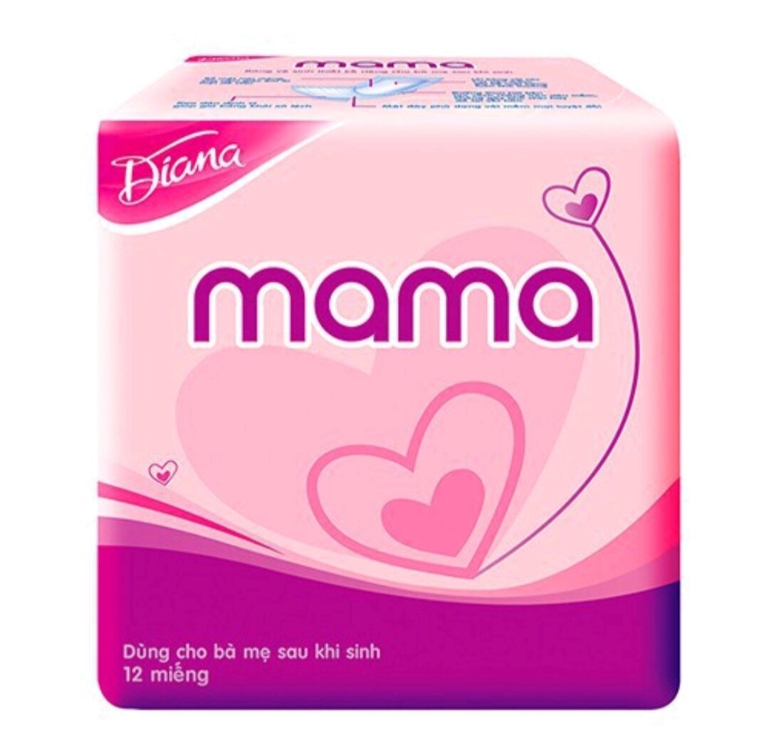 Bvs diana mama 12 miếng ( combo 2 gói)