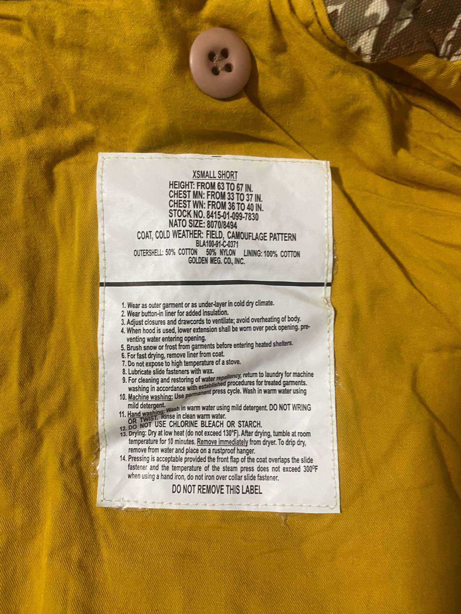 ÁO KHOÁC LẠNH - M65 TIGER JACKET - FIELD TIGER JACKET