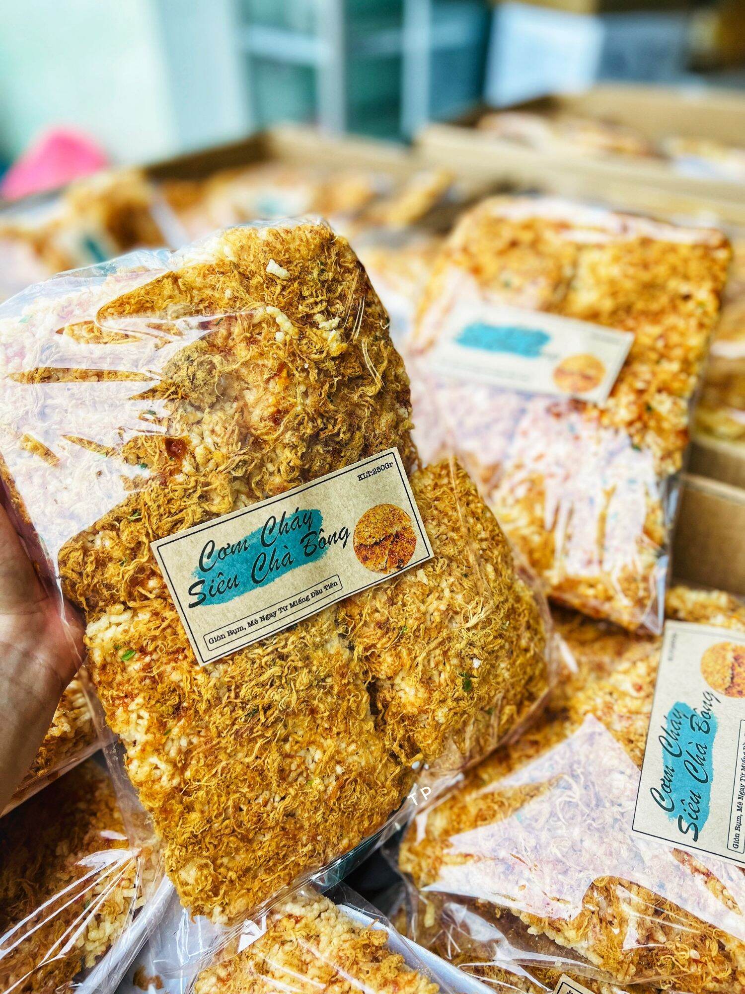 Cơm cháy miếng siêu chà bông 250g