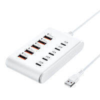 Bộ Sạc USB C 10 Trong 1 Với Bộ Chia 5 Cổng USB Hỗ Trợ Sạc Nhanh PD Bộ Chuyển Đổi Đa Cổng Sạc Nhanh Đa Năng Cho Điện Thoại Di Động