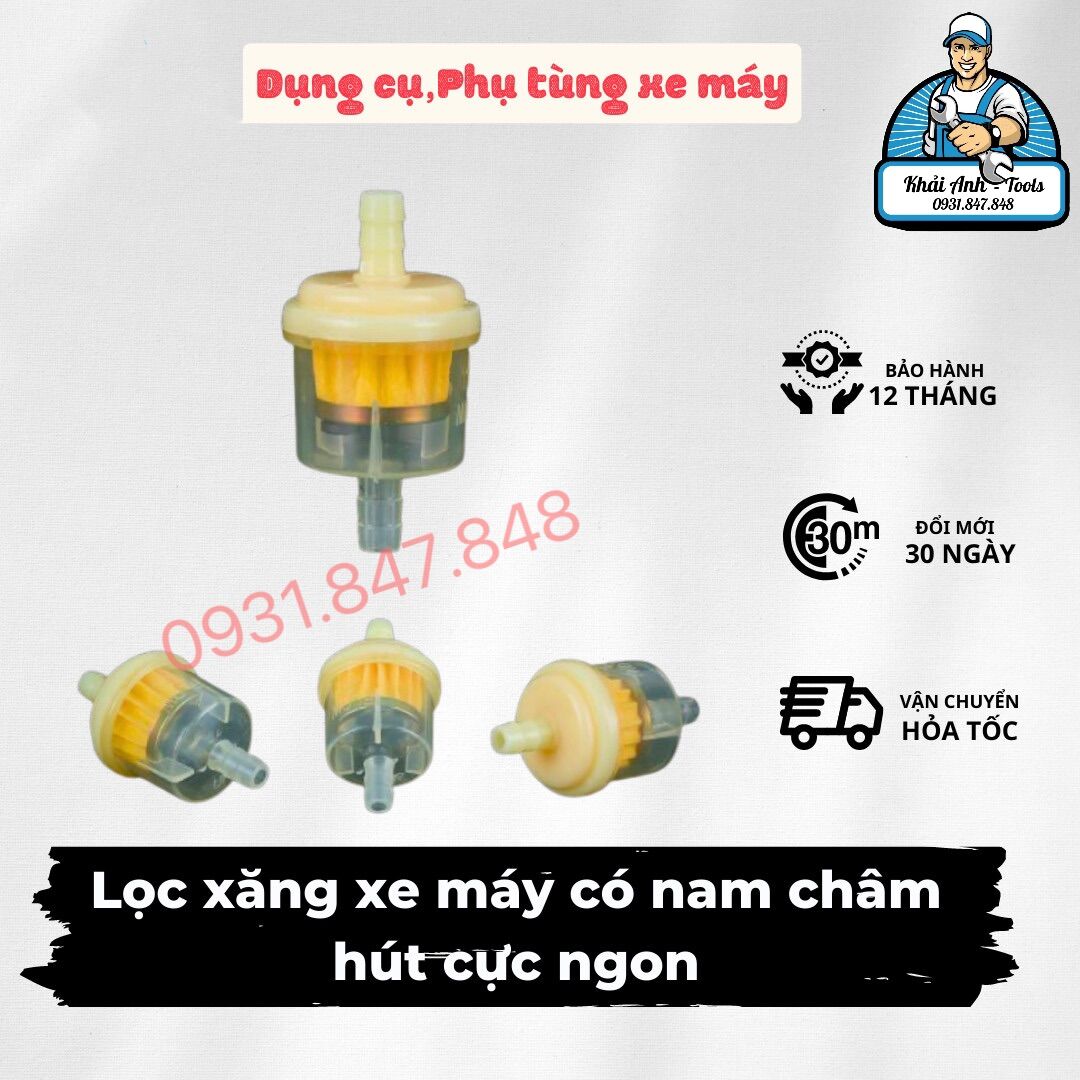 Lọc xăng xe máy nhựa cao cấp new